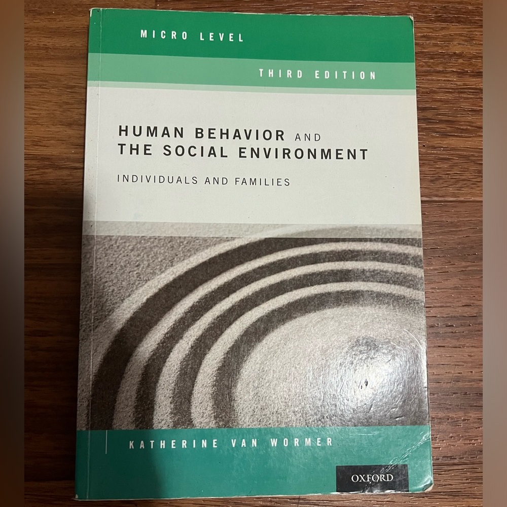 Human Behavior and the Social Environment Individuals and Families Paperback